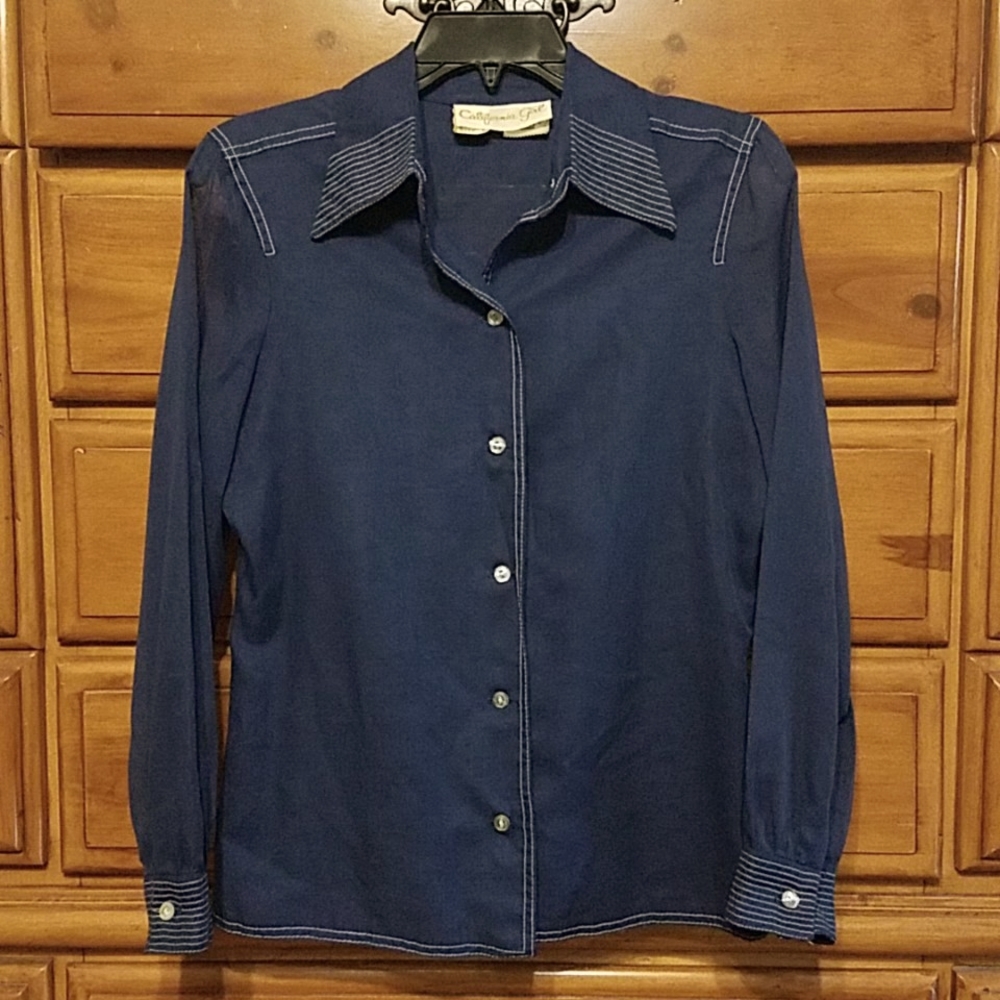 VTG California Girl blouse NWT - Picture 2 of 12